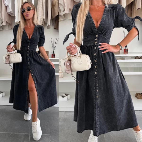 Robe Jean Longue Ample