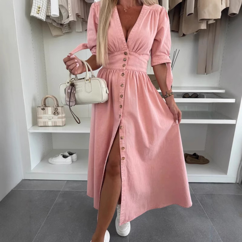 Robe Jean Longue Ample