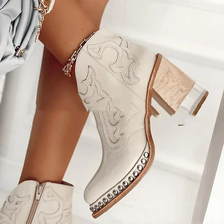 Bottes d'automne et d'hiver de 21 ans, européennes et américaines