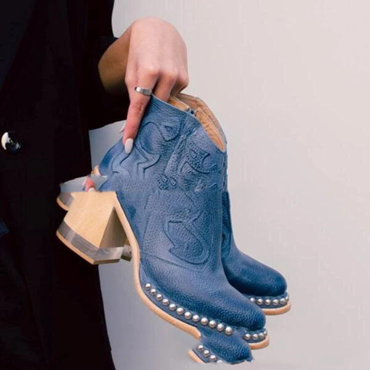 Bottes d'automne et d'hiver de 21 ans, européennes et américaines
