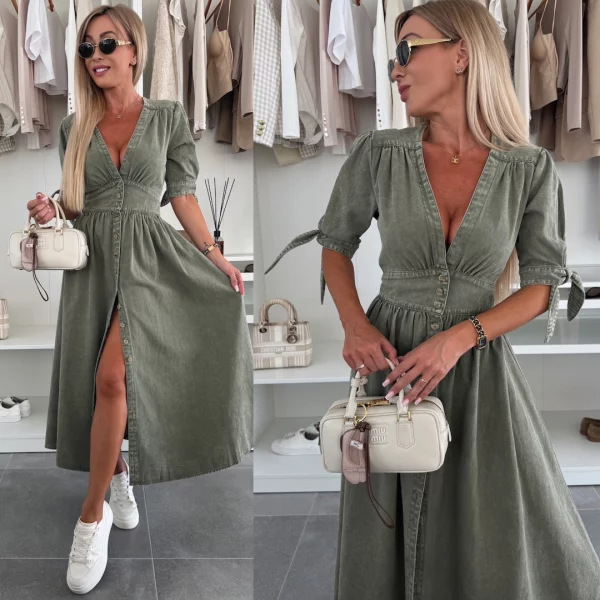 Robe Jean Longue Ample