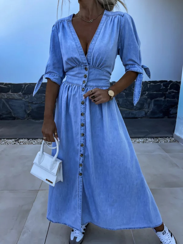 Robe Jean Longue Ample