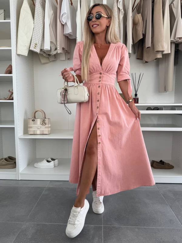 Robe Jean Longue Ample