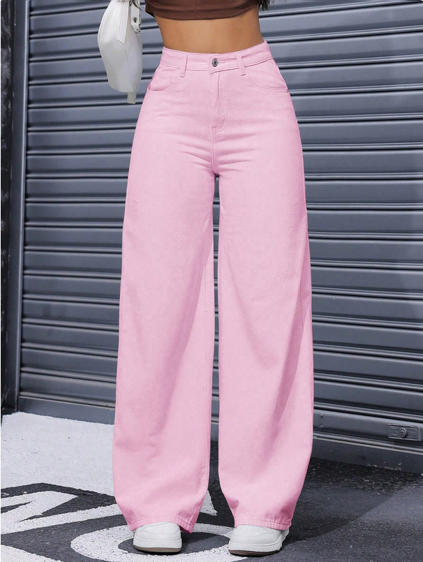 Jean denim décontracté.