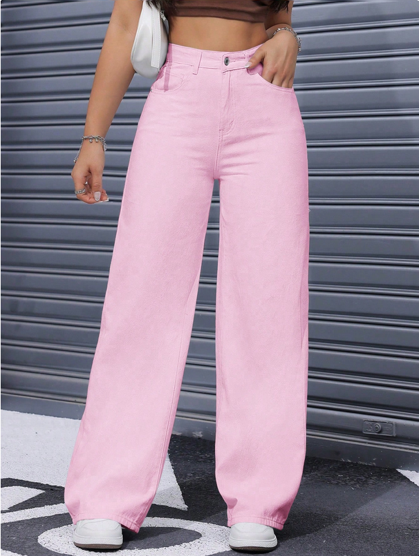 Jean denim décontracté.