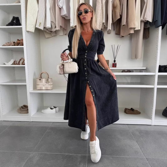 Robe Jean Longue Ample