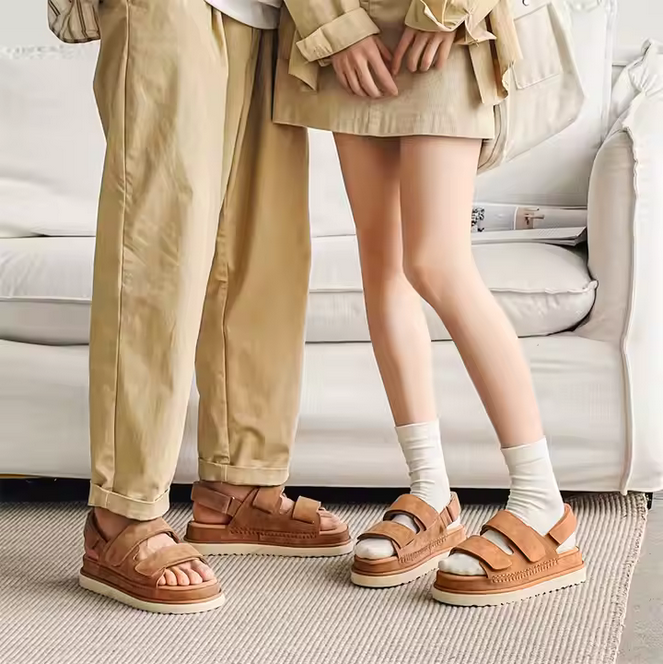 Sandales Plateforme Large