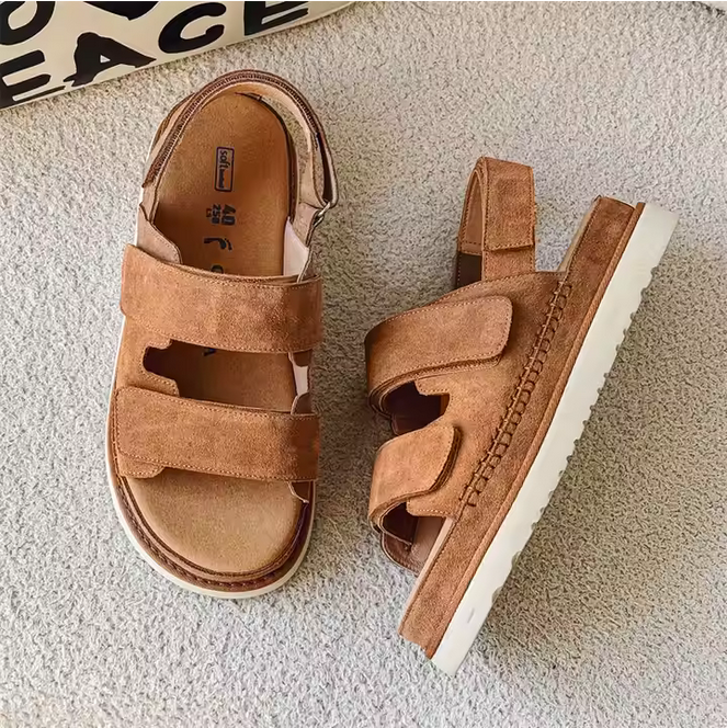 Sandales Plateforme Large