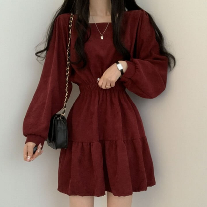 Robe rétro taille haute