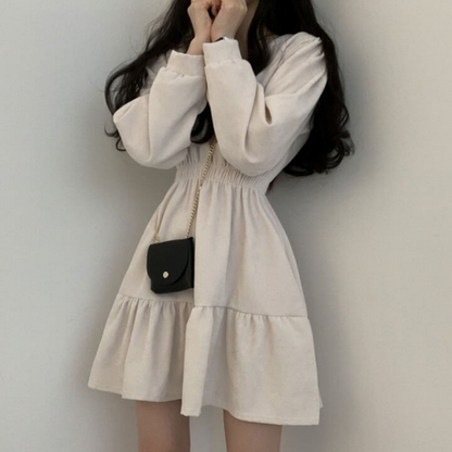 Robe rétro taille haute