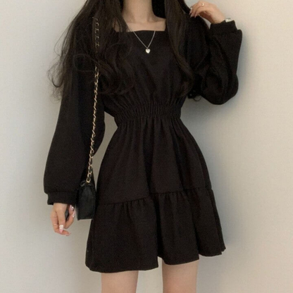 Robe rétro taille haute