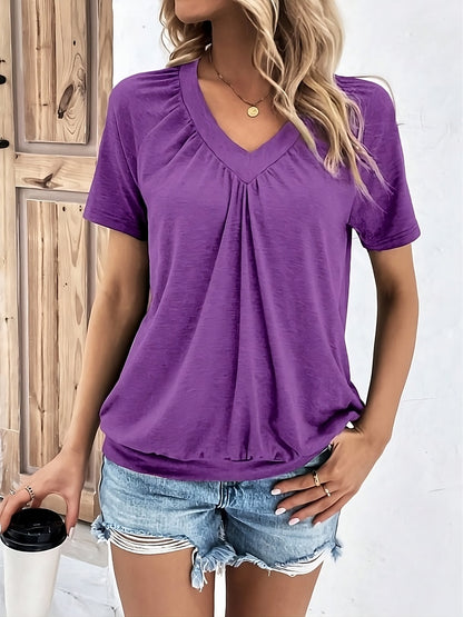 T-shirt Femme Col V